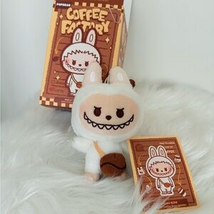 Coffee Factory Character Key Holder - White and Brown